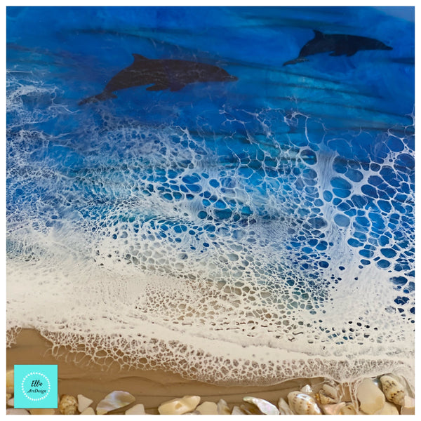 Beach Resin Art Painting