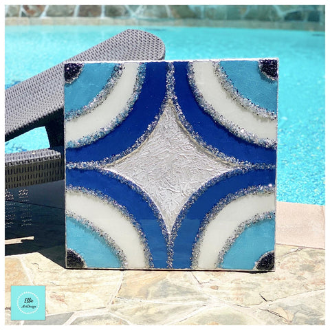 Evil Eye Resin Art Painting