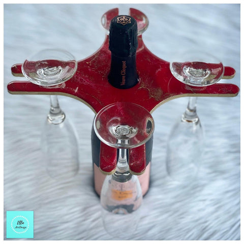 Wine/Champagne and glass holder