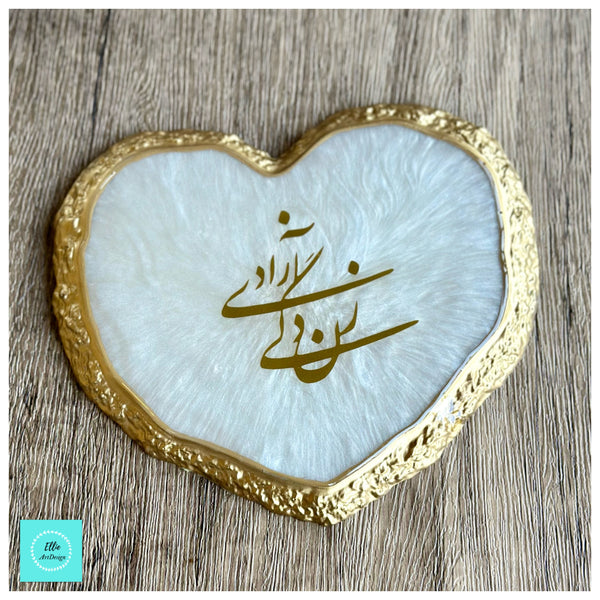 Zan Zendegi Azadi Coaster set with holder!